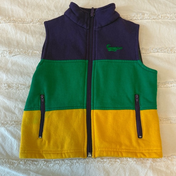 Me Me Mardi Gras Vest - 18m - Picture 2 of 3